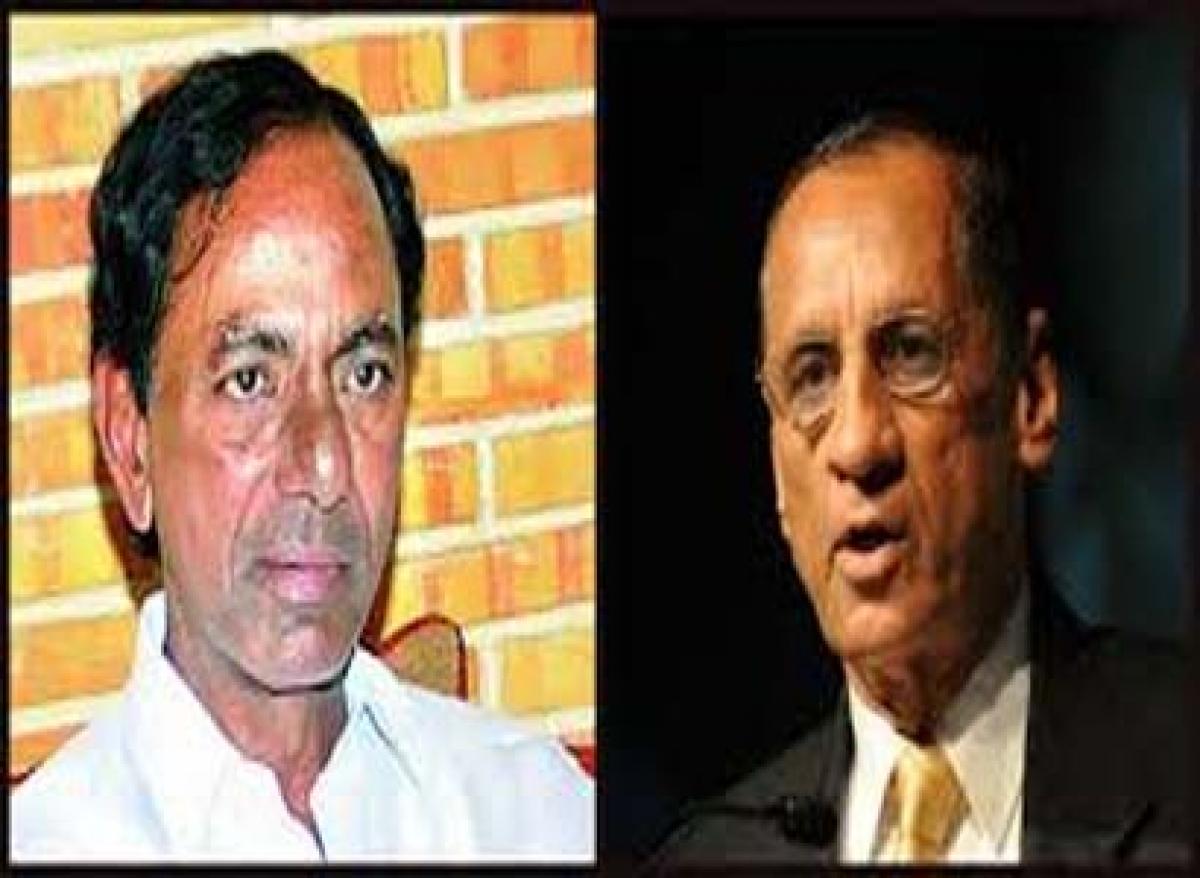 KCR seeks Governors intervention in HC bifurcation